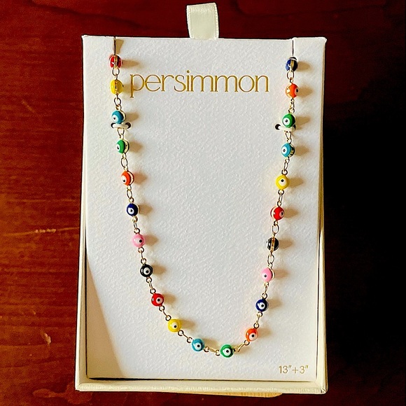 “PERSIMMON” Colorful Evil Eye Necklace
NIB - Picture 1 of 3